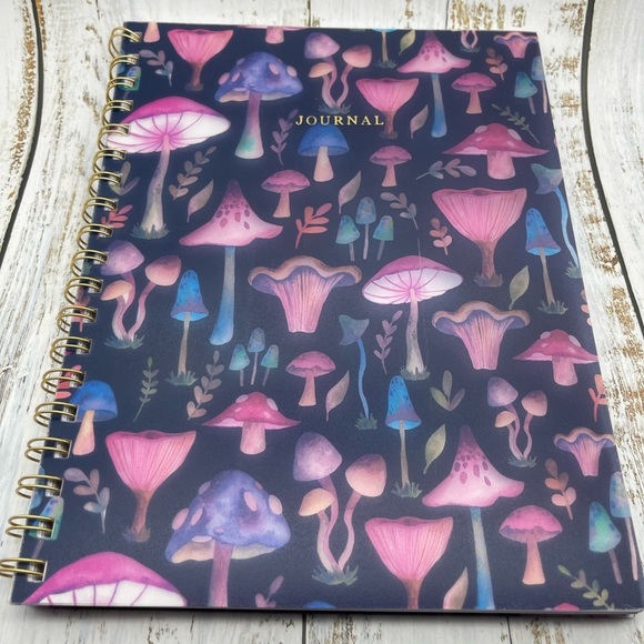 Floral mushroom journal notebook, NWOT - Picture 1 of 6
